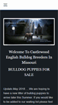 Mobile Screenshot of castlewoodbulldogs.com