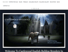 Tablet Screenshot of castlewoodbulldogs.com
